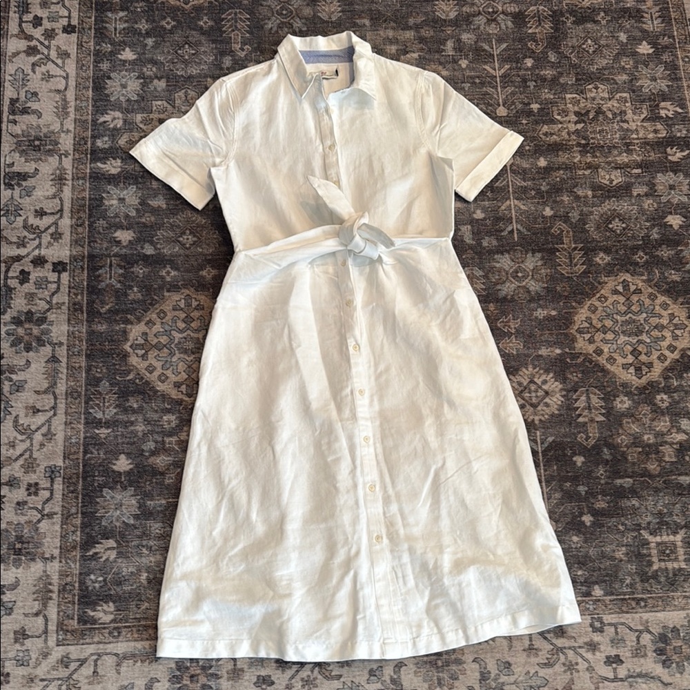 Vineyard Vines White Midi Dress